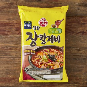 오뚜기 진한 장칼제비 2인분, 467g, 1개