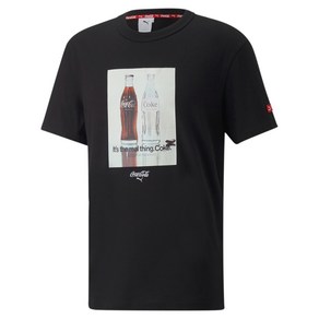 [PUMA]푸마_남성용_코카콜라 티셔츠_COCA COLA TEE_블랙_53615901