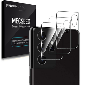 MECSEED 3CX 고투명 휴대폰 카메라 렌즈 풀커버 강화유리 필름 3p 세트, 1세트