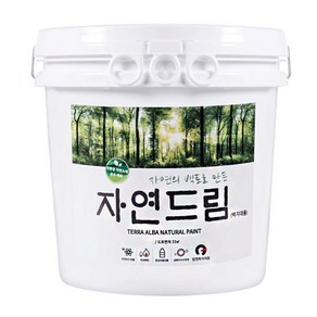 자연드림 백토 페인트 20kg, 화이트, 18L, 1개