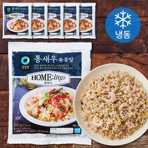 청정원 호밍스 통새우 볶음밥 (냉동), 210g, 6개