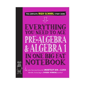 Eveything You Need to Ace Pe-Algeba and Algeba I in One Big Fat Notebook, Wokman Publishing