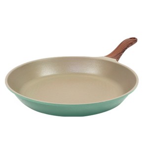 키친아트 본 우드 파스텔민트 다이아 후라이팬, 30cm, 1개