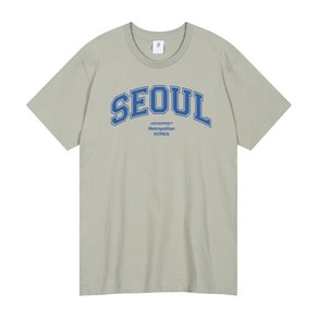 언탭트 남여공용 SEOUL 16수 반팔 티셔츠