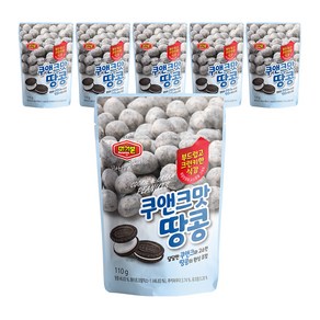 머거본 쿠앤크맛 땅콩, 110g, 6개