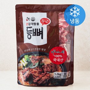 파머스팩 도뜰 한돈 감자탕용 등뼈 (냉동), 1개, 1.2kg