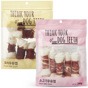 Think your dog teeth 오리 6p + 소고기 6p 세트