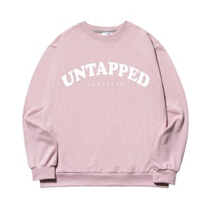 언탭트 남성용 M~4XL 스탠다드핏 UNTAPPED 프린팅 빅사이즈 맨투맨