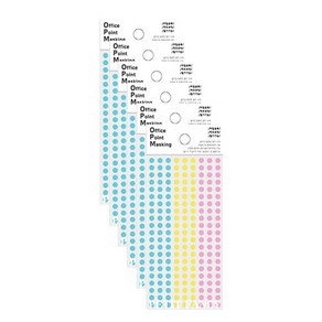 쁘띠팬시 마스킹 라벨 스티커 S306A, 6개
