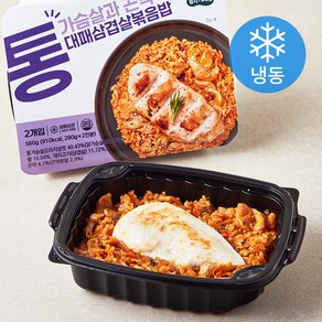 엄지 누누반 통가슴살과 곤약 대패삼겹살볶음밥 (냉동), 280g, 2개