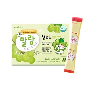 아올다 말랑 청포도 젤리 30개입, 600g, 1개