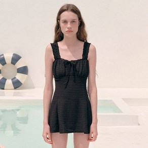 로라로라 LACE RIBBON ONEPIECE SWIMSUIT