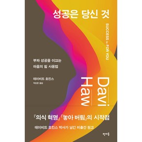 성공은 당신 것:부와 성공을 이끄는 마음의 힘 사용법, 판미동, 데이비드 호킨스