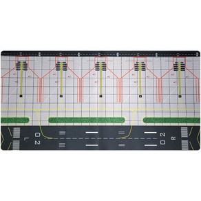 모형비행기 활주로 마우스 패드 100cm, 2번 비행장 활주로, 1개