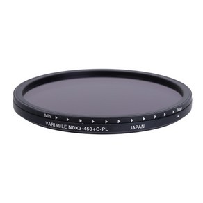 겐코 PRO1D+ VARIABLE NDX3-450+C-PL 67mm 자석 필터, 1개