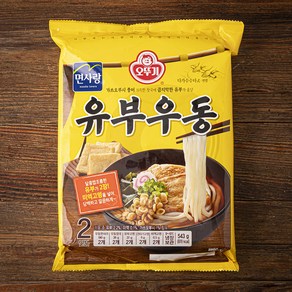 오뚜기 유부우동 2인분, 543g, 1개