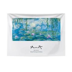 블럭마트 Monet 인테리어 행잉 가리개 패브릭 포스터, TYPE11