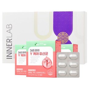 이너랩 365 와이 Y 케어 여성 유산균 선물세트 10.5g, 30정, 3개