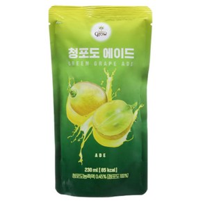 딸기에이드 블루 레몬 복숭아 청포도 과일에이드, 10개, 230ml