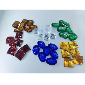 아크릴 보석 보드 게임 카운터 액세서리 40 개, [01] Splendo 40Pcs, 1개