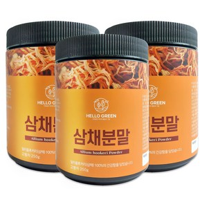 헬로우그린 삼채 분말 가루 250g 삼채뿌리, 3개