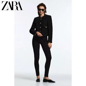 ZARA 자라 라이닝 스트럭처 트위드 자켓