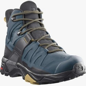 Salomon 살로몬 X Ulta 4 MID GTX 남성 등산 트레킹 하이킹화 블루 블랙