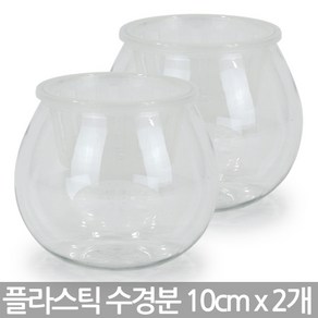 인테리어 플라스틱 화분 12x15cm - 수경화분 플분 거실화분 인테리어 책상화분 유리화분 수경분 사무실화분 아이방화분 매장화분