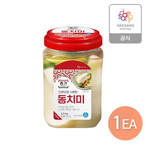 [종가] F) 시원한 동치미(PET) 2.5kg, 1개