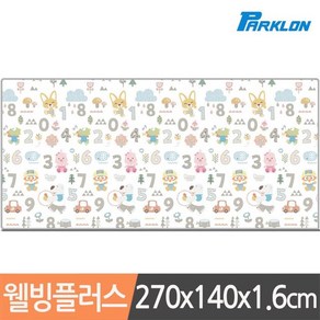 거실 층간소음 논슬립 놀이방매트 270x140 키즈매트 아기거실매트, 카툰잡 270x1.6