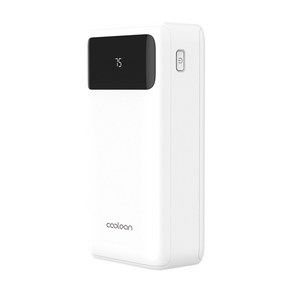 쿨린 고속충전 대용량 보조배터리 50000mAh MS-0350, 화이트 20W(케이스 별도)