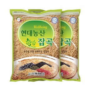 현대농산 국산 현미찹쌀 찰현미 4kg (2kgx2봉), 2개, 2kg