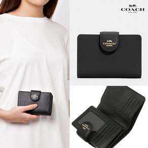 코치 미디움 코너지퍼 반지갑 6390 Medium Cone Zip Wallet