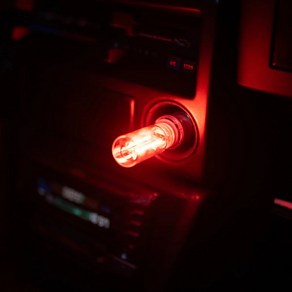 레트로 엠비언트 USB LED 무드등, 빨강