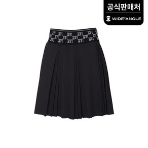 [와이드앵글 공식] [골프] 여성 WG 체커보드 밴드 플리츠 스커트 L WWM23Q71Z1