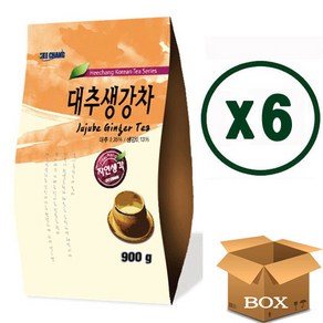 희창 대추생강차 /자판기용 국산차 분말, 900g, 1개입, 6개