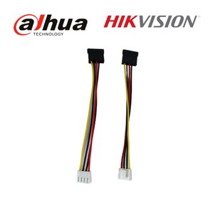 CCTV DVR 저장장치 사타 전원 케이블 4핀 하이크비전 다후아 SATA AJHUA alhua