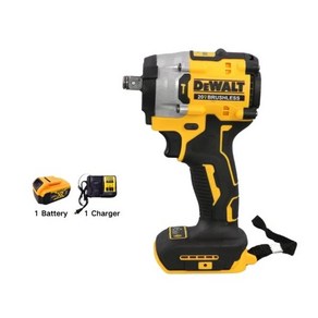 Dewalt 무선 브러시리스 임팩트 렌치 20V 리튬 배터리 토크 205NM 가변 속도 전기 DCF921