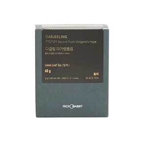 프롬해빗 디 오리진 프리미엄 잎 차 다즐링 마가렛 호프 60g + 잎차 1개 증정 (랜덤), 1개입