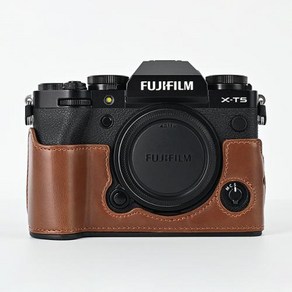 XT5 PU Real Genuine Leathe Camea Half Base Body Case Cove Potecto fo Fujifilm X-T5 Camea as, 3) PU1 Coffee, 1개