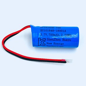 KC인증 16340 700mAh 리튬이온배터리 충전지 건전지 정품, 2) 일반형, 1개, 1개입