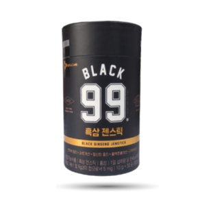 CJ웰케어 한뿌리 블랙99 흑삼 젠스틱 흑삼젤리 양갱, 300g, 1개