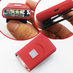 LED 캡라이트 헤드랜턴 후레쉬 센서등 각도조절 라이트 USB 충전 낚시 캠핑 등산 초경량, 1개