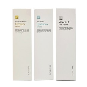 르네셀 비타민 C 페이스 세럼 30ml + 앱소버 리커버리 세럼 30ml + 앱소버 히알루로닉 세럼 30ml, 1개