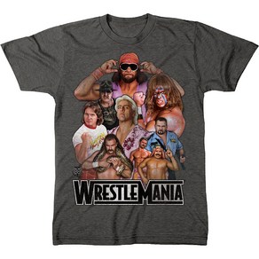 ROCKPANDA WWE Legends WrestleMania 반팔티