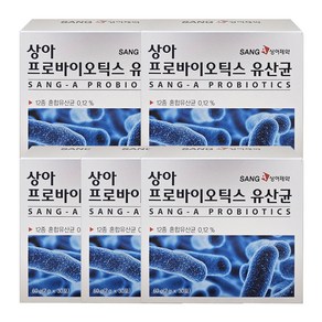 상아제약 프로바이오틱스 유산균 30포 12박스, 60g, 5개