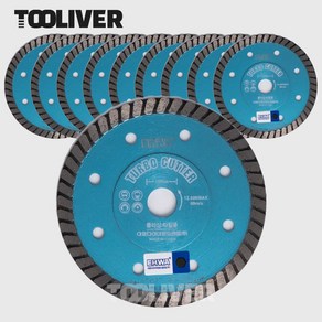4인치 그라인더날 이화 터보 커터 타일 절단날 커팅날, 10개