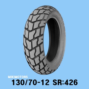 SHINKO 신흥타이어 신코타이어 국산타이어 12인치 130X70-12 130-70-12 130 70 12 / 130/70-12 T/L SR426, 1개