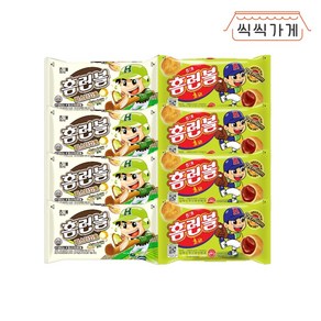 [씩씩가게] 홈런볼 피스타치오 43g x 4ea + 홈런볼 41g x 4ea, 336g, 1세트