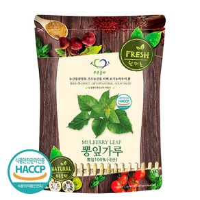 푸른들판 국산 뽕잎 가루 100% HACCP 인증 뽕나무 잎 상엽 분말, 1개, 500g